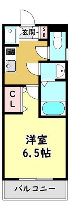 大阪府門真市本町(マンション)の賃貸物件の間取り