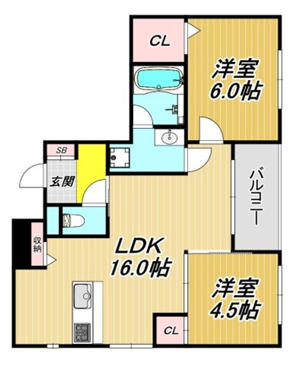 グランディ―ルの間取り