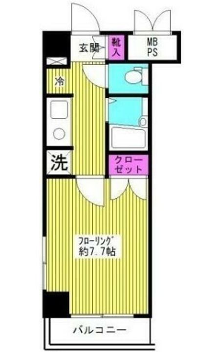 クレアシオン中野北の間取り