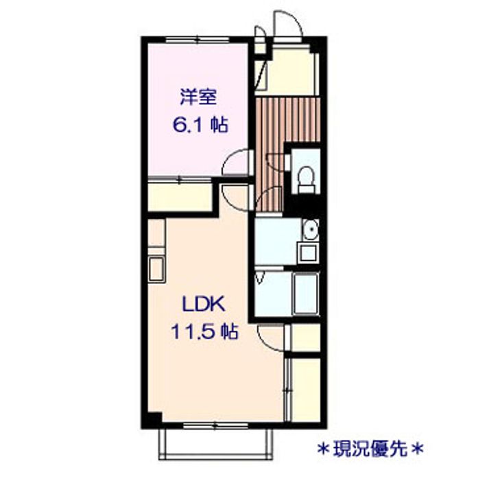 グランデール多田の間取り