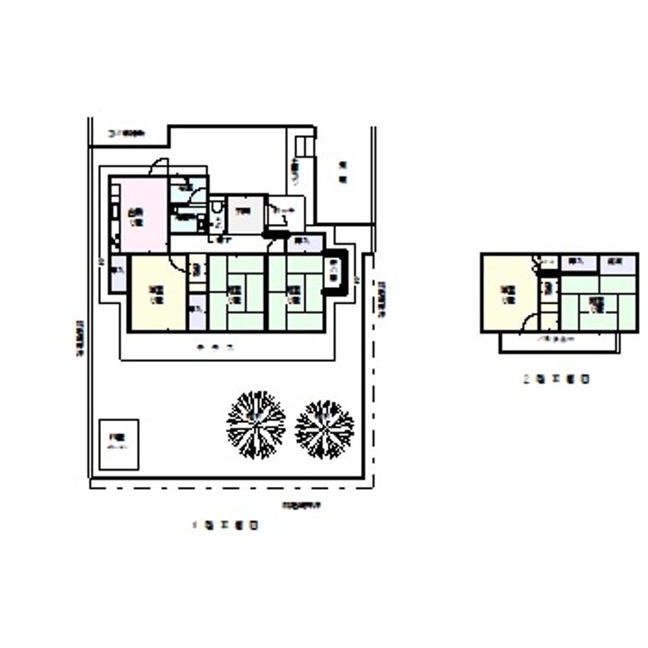 宮城県仙台市青葉区西花苑1(一戸建)の賃貸物件の間取り