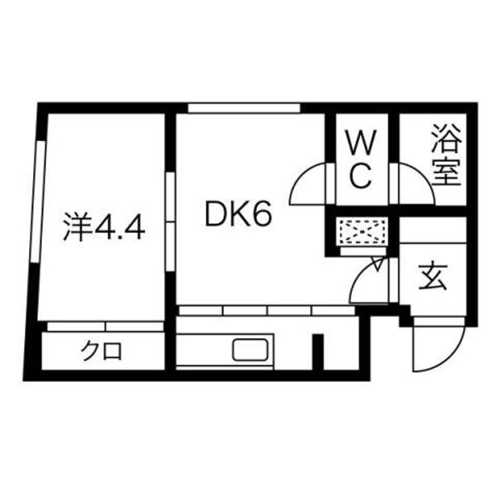 ブランノワール西町南の間取り