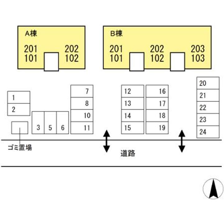 徳島県板野郡藍住町住吉字神蔵(アパート)の賃貸物件のその他画像
