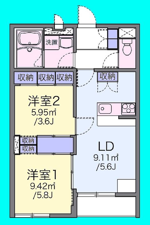 サンハイム千里の間取り