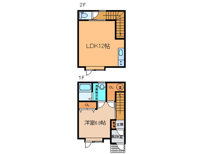 北海道帯広市東五条南12(一戸建)の賃貸物件の間取り