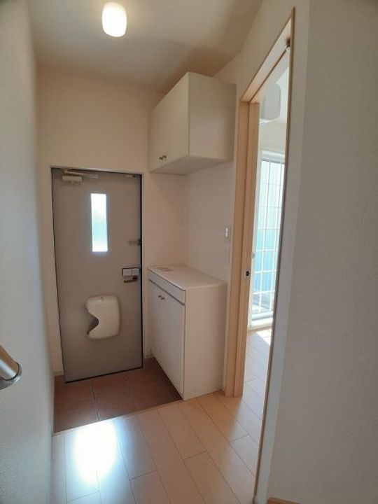 和歌山県和歌山市納定(アパート)の賃貸物件の玄関