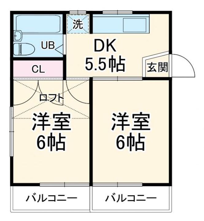 湘南コテージの間取り