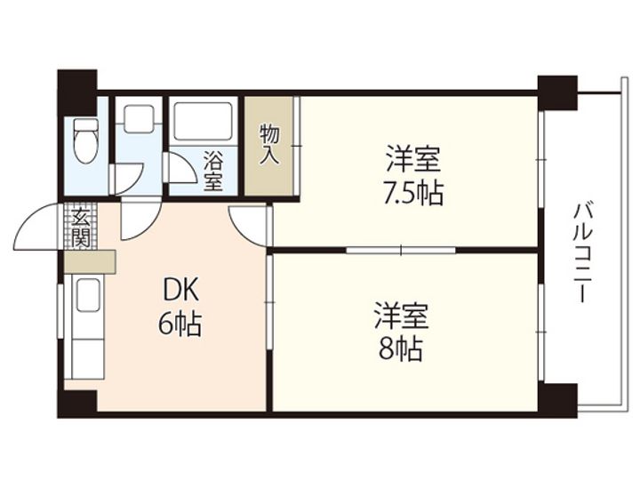 リマーカーブル己斐の間取り