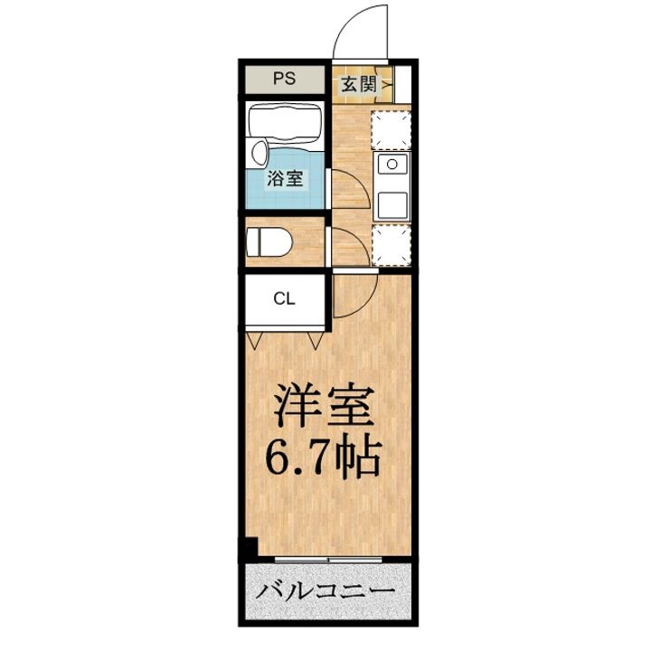 マーメイド21ビルの間取り