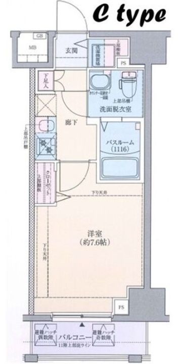 グランドロアール南巽の間取り