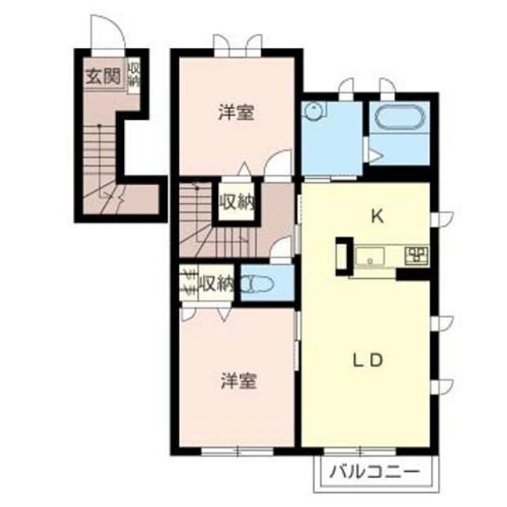 ボーテヴィラージュVIII番館の間取り