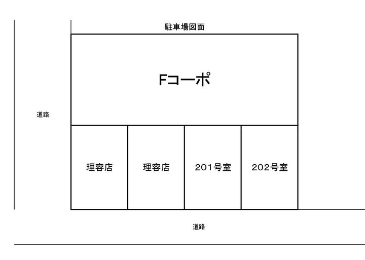 Fコーポの地図