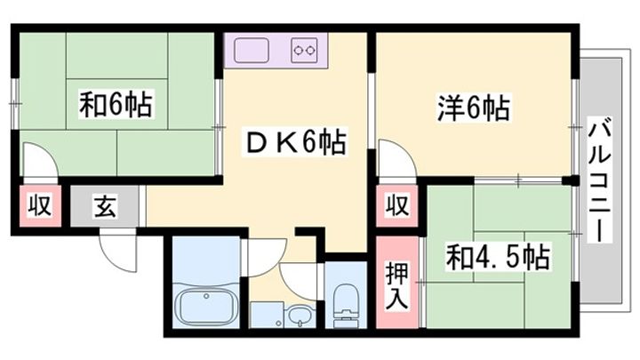 バンブーハイツの間取り