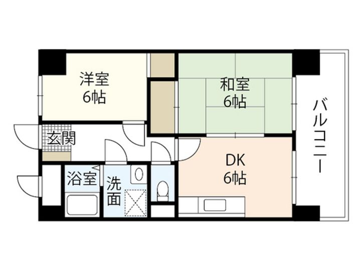 ファミール光町の間取り