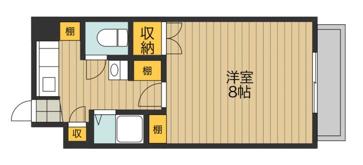 広島県福山市城見町1(マンション)の賃貸物件の間取り