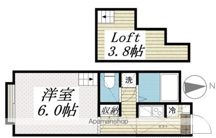 東京都立川市柏町1(マンション)の賃貸物件の間取り