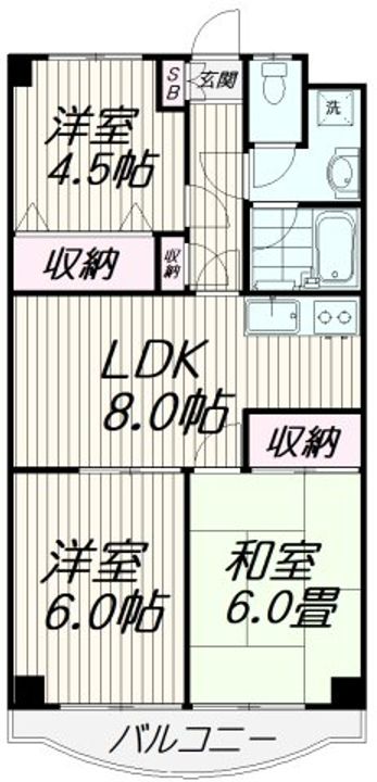 スプリングバレーの間取り