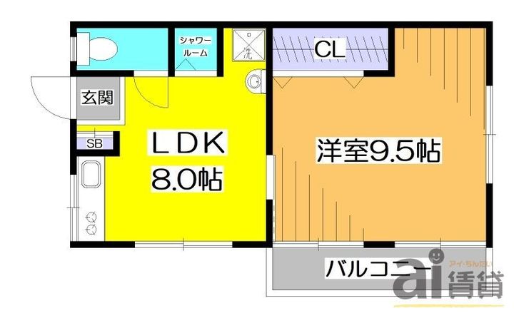 エステート一橋1の間取り