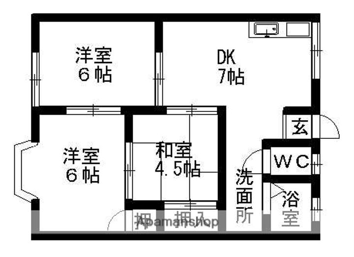 レジデンス米泉の間取り