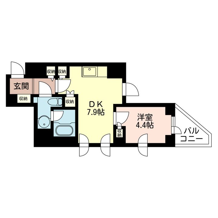 グリーングラス千駄ヶ谷の間取り