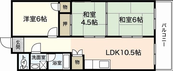 光ビルの間取り
