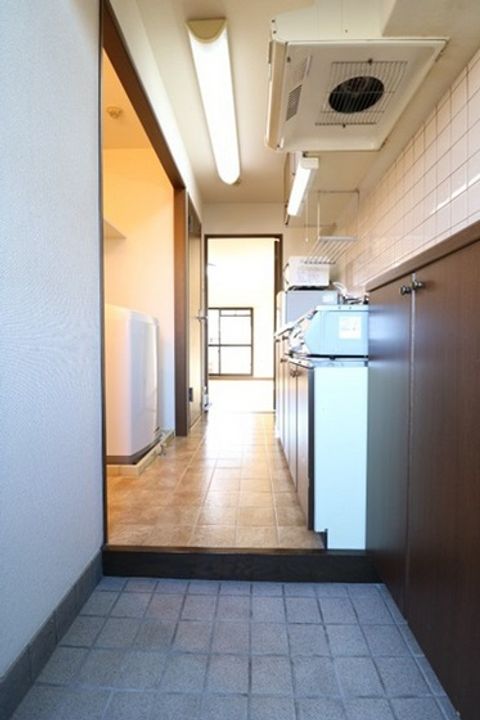 サンガーデン青江IIの玄関