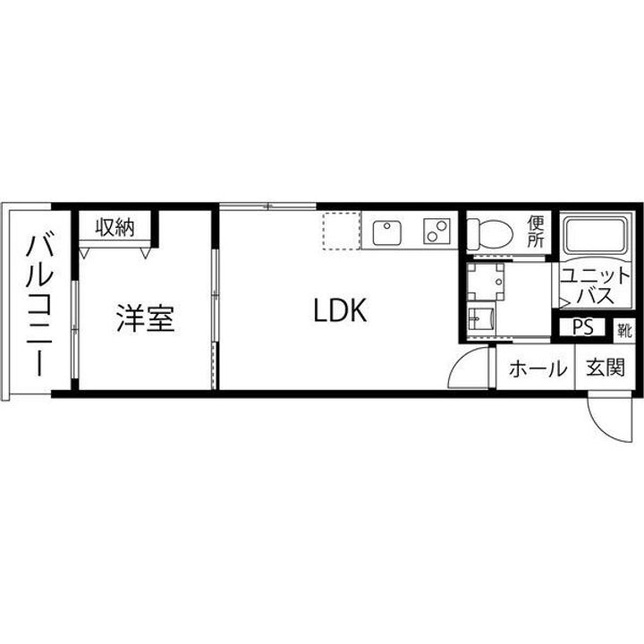 大阪府泉佐野市笠松2(アパート)の賃貸物件の間取り