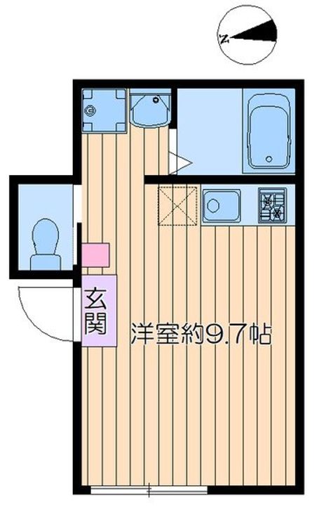 埼玉県草加市谷塚町(アパート)の賃貸物件の間取り