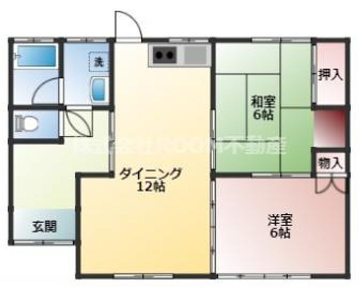 宮崎県都城市志比田町(一戸建)の賃貸物件の間取り