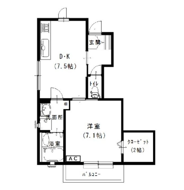 ハートプラザ13の間取り