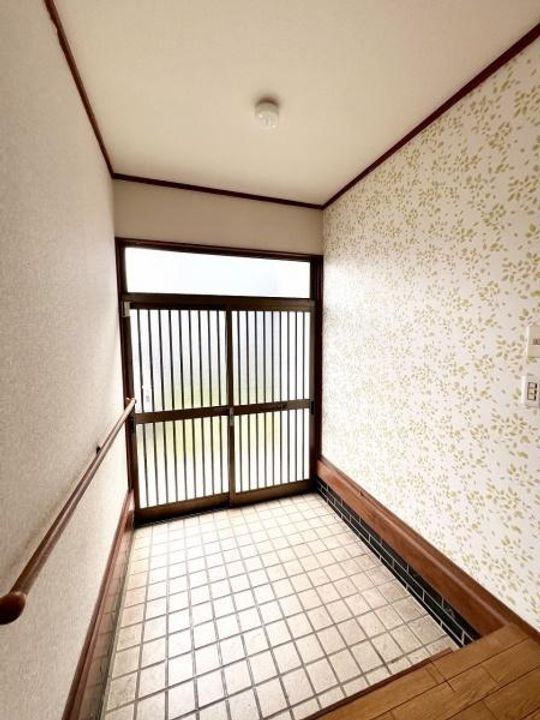 茨城県土浦市板谷4(一戸建)の賃貸物件の玄関