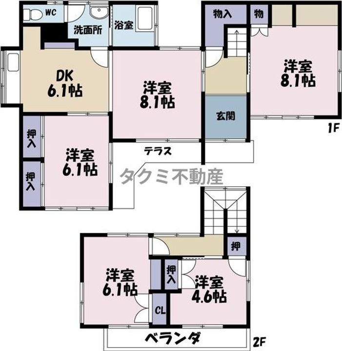 茨城県土浦市板谷4(一戸建)の賃貸物件の間取り