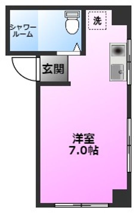 内田マンションの間取り