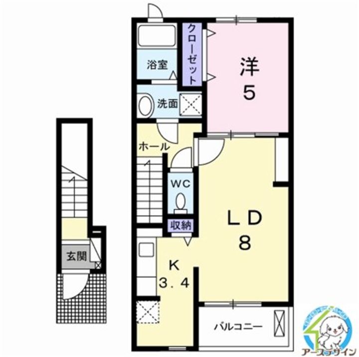 タイムヒルズ上ノ丸の間取り