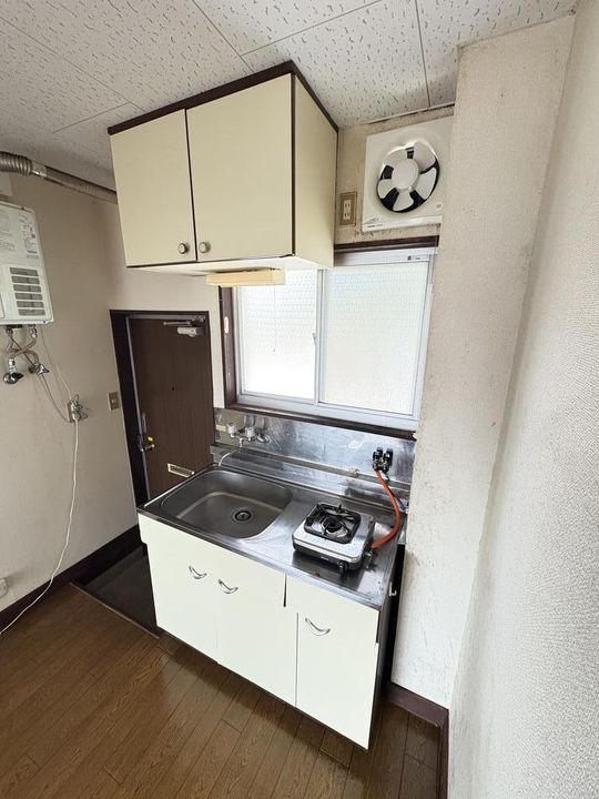 広島県東広島市西条町田口(アパート)の賃貸物件のキッチン