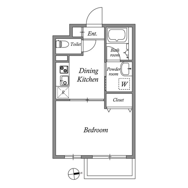 GRAN PASEO方南町の間取り