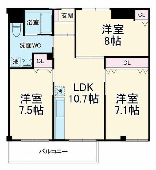ソレーユ関西の間取り