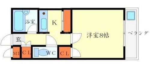 レストサンピアーの間取り