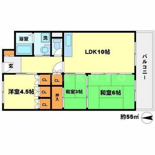 カクタスパークハイツの間取り