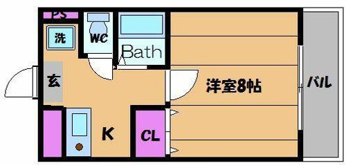 ジャルディーノ21の間取り