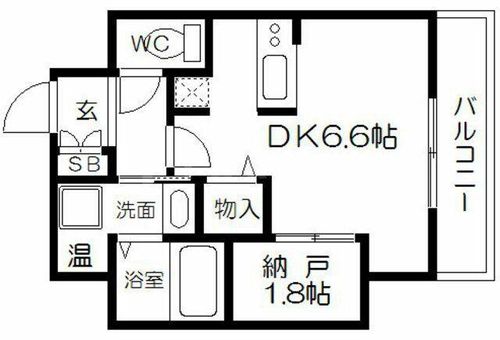 ONLYONE梅田北301の間取り