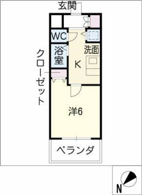 プレサンス新栄リミックスの間取り
