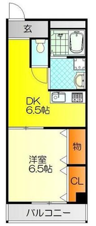 メゾン交楽園参番館の間取り