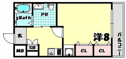 M’s三宮の間取り