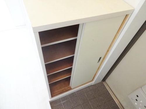 千成パークハイツアベの玄関