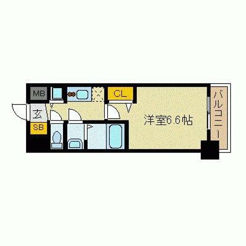 プレサンス名古屋STATIONフレアの間取り