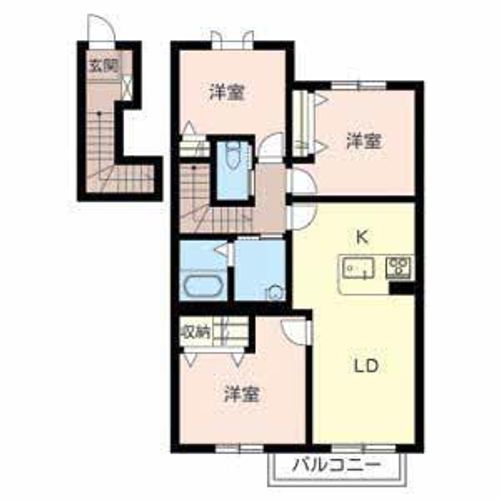 MAST COURT加古川南 A棟の間取り