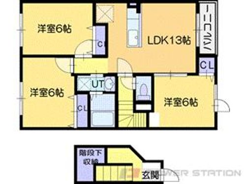 ウエストファイブヒルズの間取り