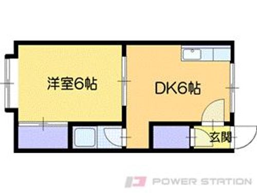 カレッジハウス66の間取り