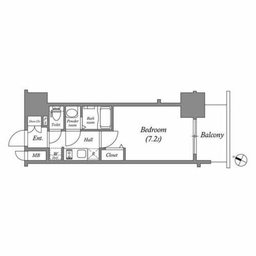 アドバンス名古屋モクシーの間取り
